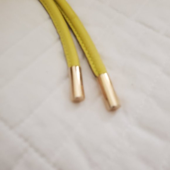 Versace Limited Production Yellow Bag Purse, Silk inner pouch - Picture 6 of 16